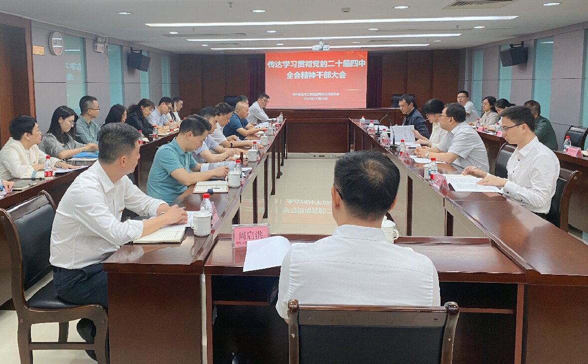 佛山工贸集团党委召开传达学习贯彻党的二十届四中全会精神干部大会
